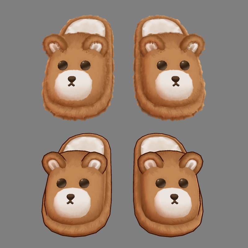 クマスリッパ bear slippers