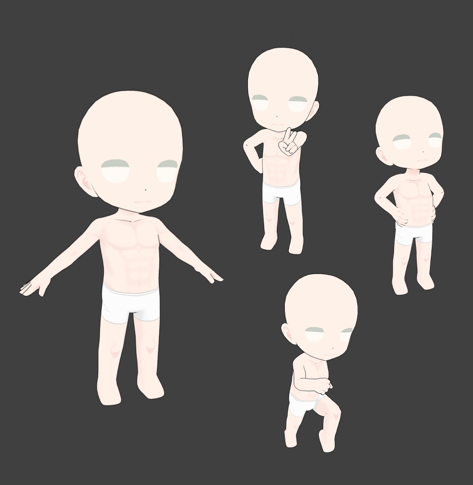 SD少年ベースモデル