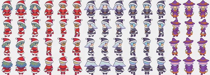 作ったキャラチップ色々