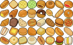 32×32ピクセルシンプル部屋マップチップ+α