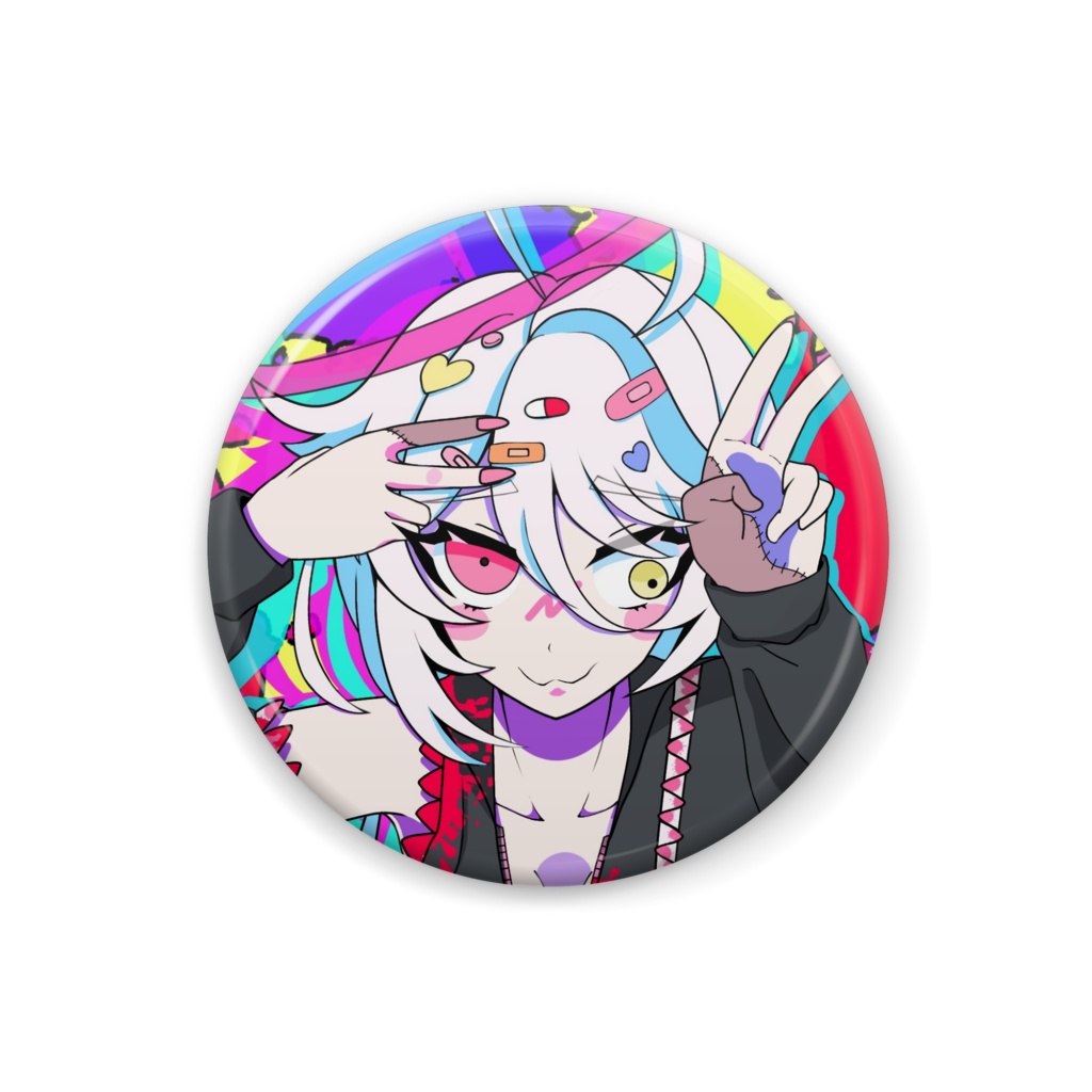 元素擬人化 缶バッジ フラッカ