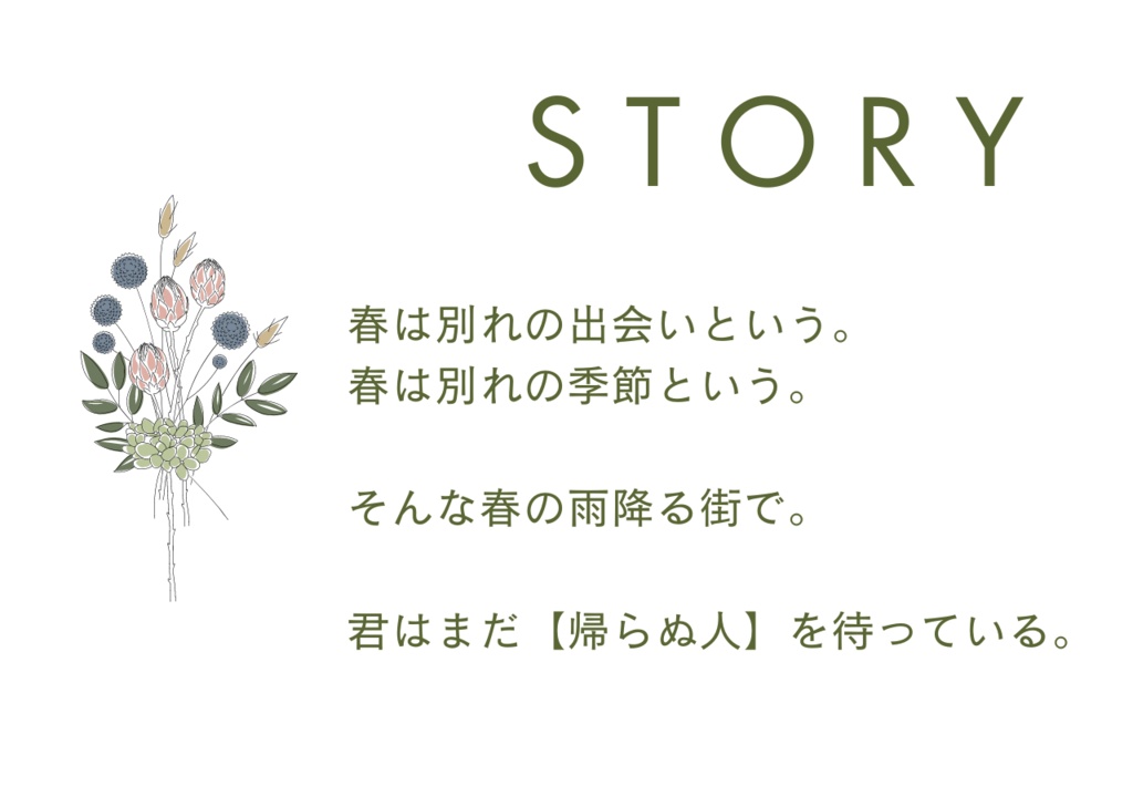 CoCシナリオ『旅立つ君に餞を』【SPLL:E195017】