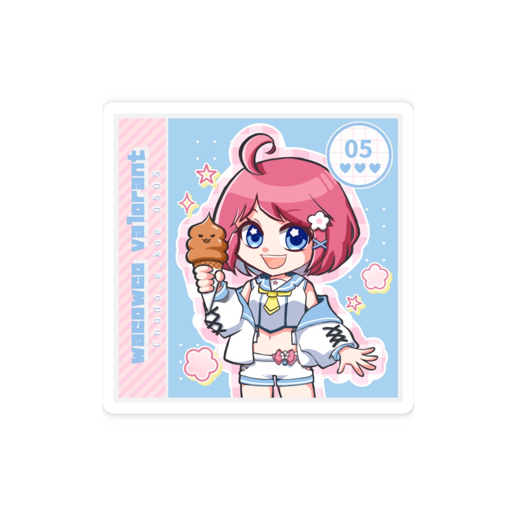 わこちょこそふとステッカー【常設】