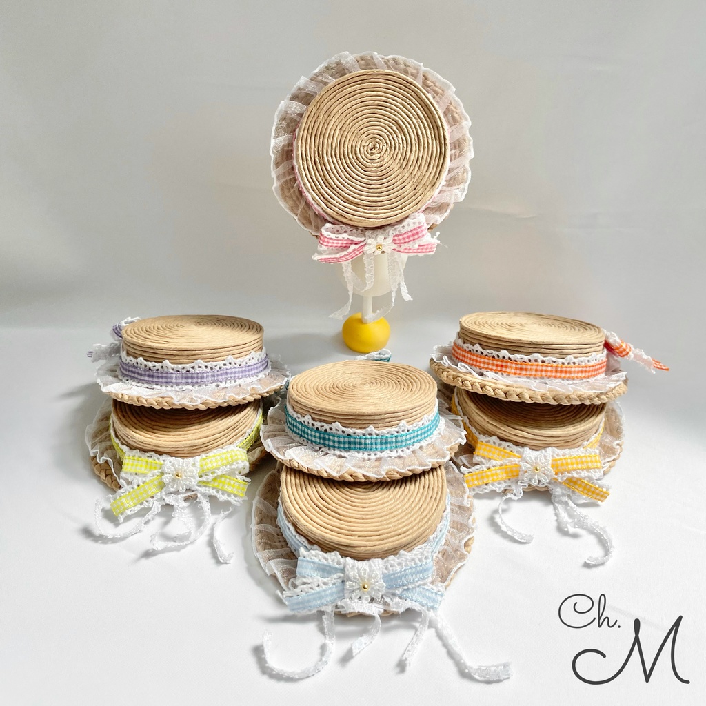 ガーリー✳︎カンカン帽/ブラウン