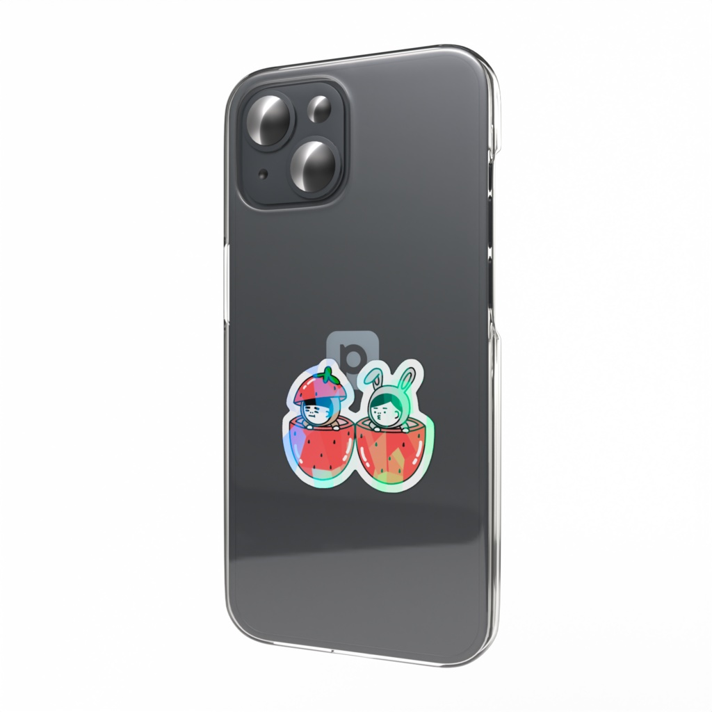 ホログラムスマホステッカー