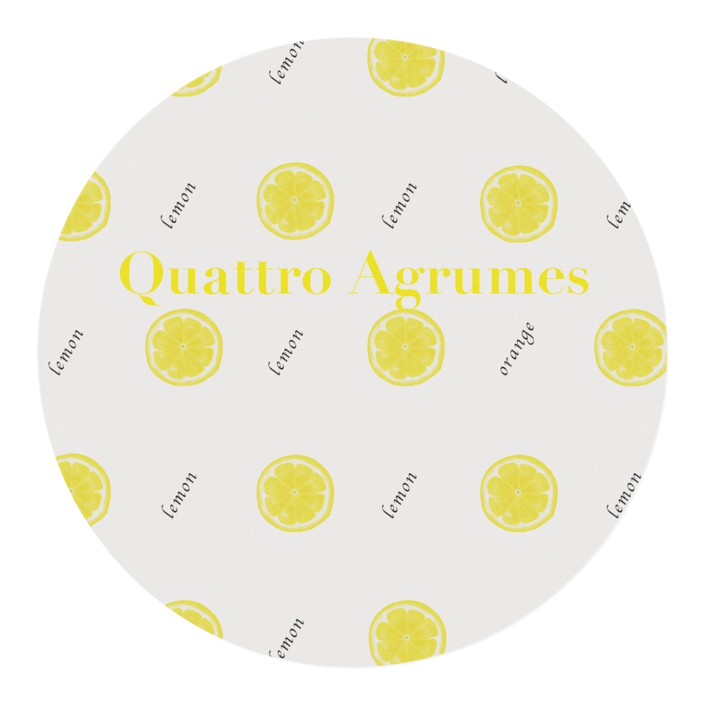 レモンシリーズ マスキングテープ(Quattro Agrumes)