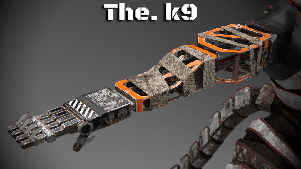 robot arm. K9