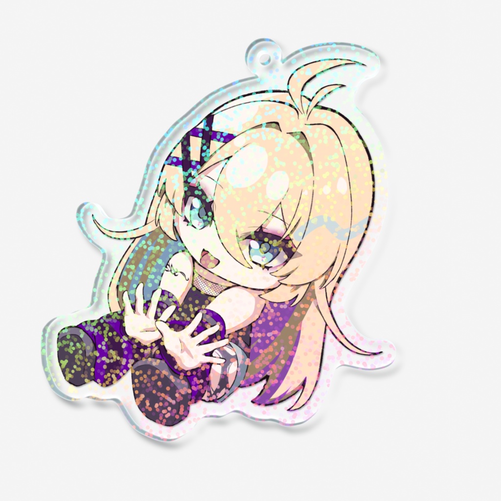 星空 月叶 HAPPY 4TH ANNIVERSARY アクリルキーホルダー