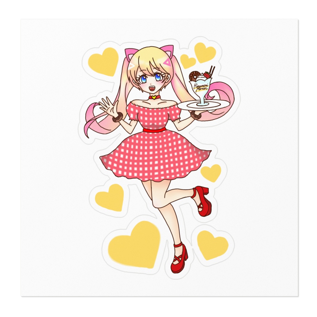 日奈森まろんステッカー