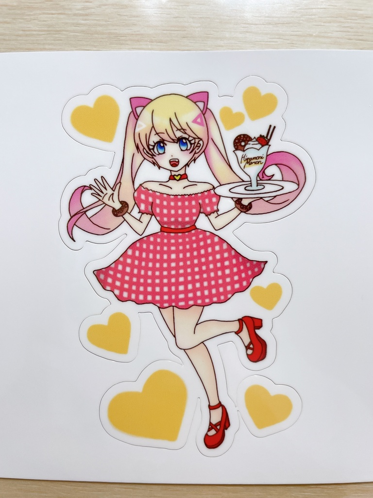 日奈森まろんステッカー