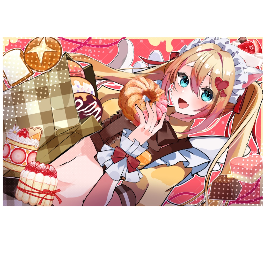 まろんのアクリルクリップ