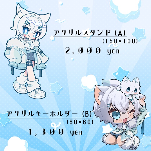 【受注生産】雪宮ひいろ1周年記念グッズ