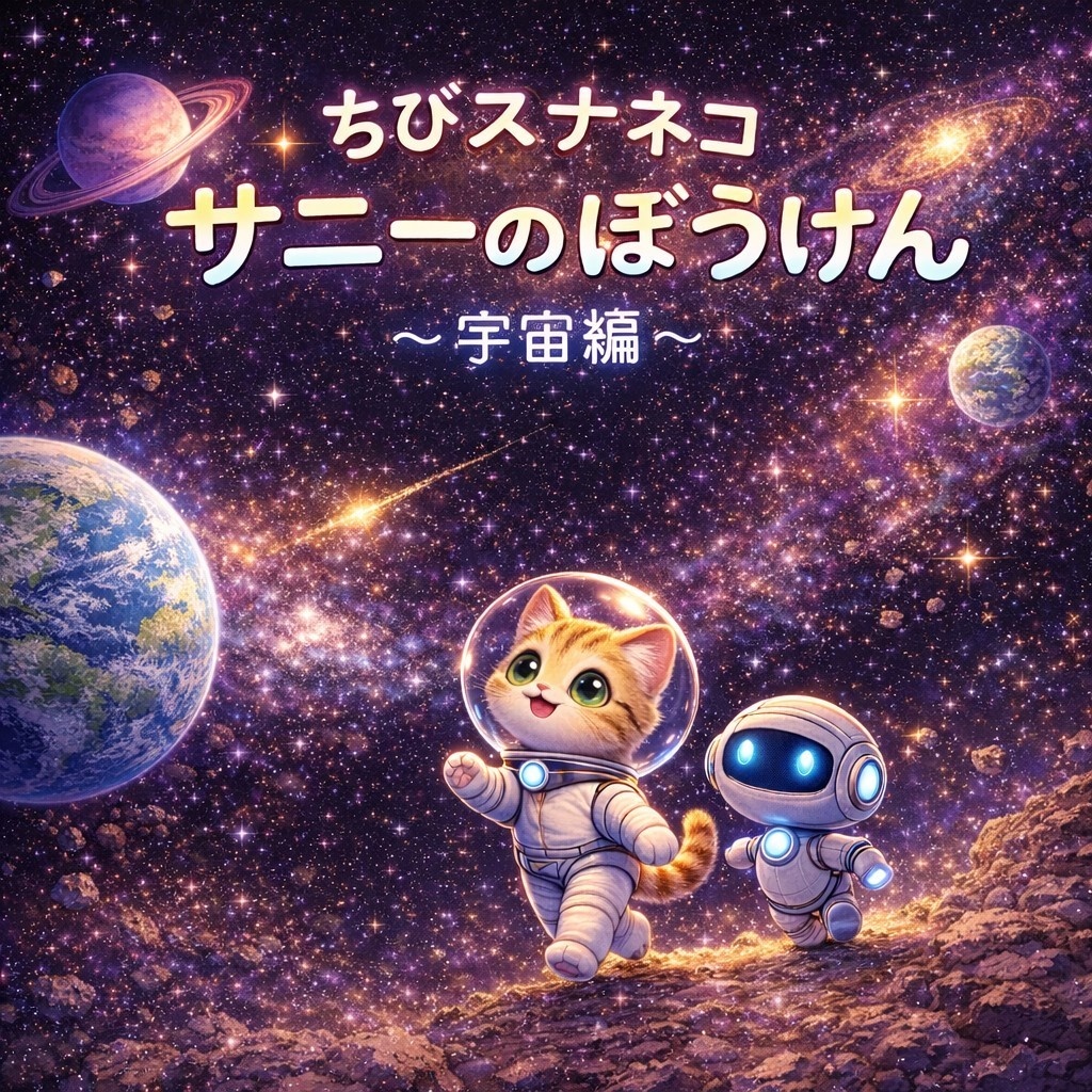 ちびスナネコのぼうけん　宇宙編