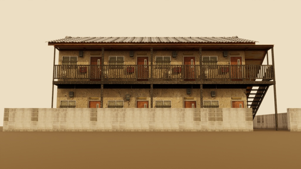 アパート(昭和風)_apartment