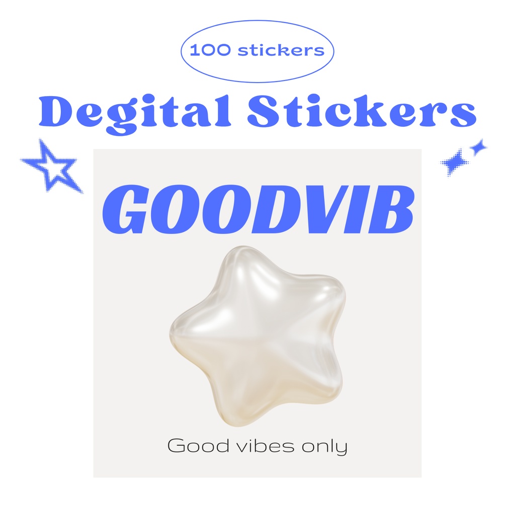 【star】デジタルプランナーステッカー 100個セット