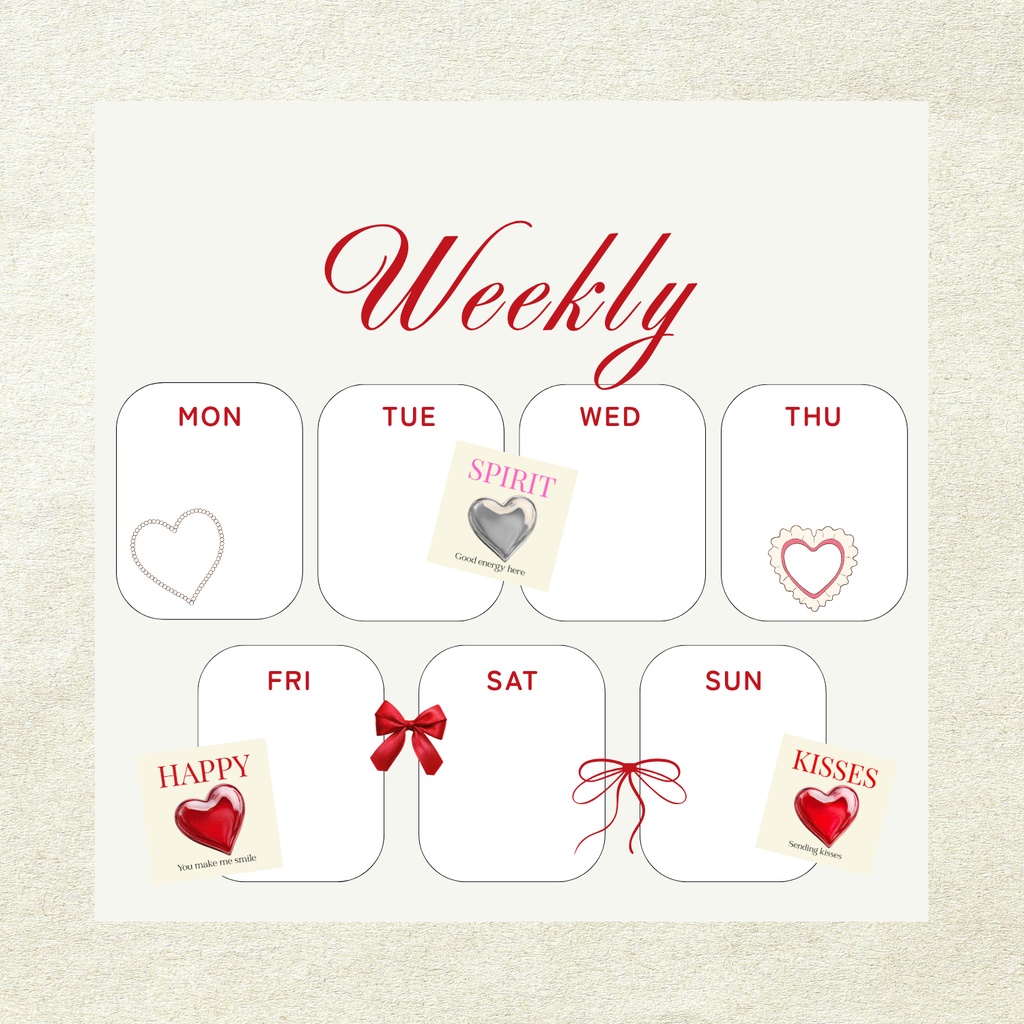 【heart】デジタルプランナーステッカー 100個セット