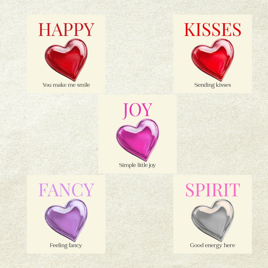 【heart】デジタルプランナーステッカー 100個セット