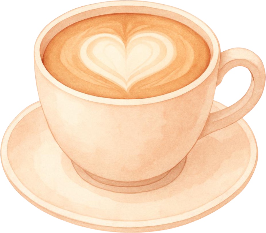 【PNG20点】Vintage Cafe 水彩クリップアート素材集