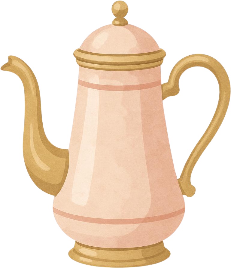【PNG20点】Vintage Cafe 水彩クリップアート素材集