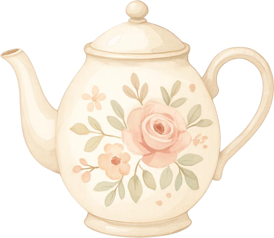 【PNG20点】Vintage Cafe 水彩クリップアート素材集