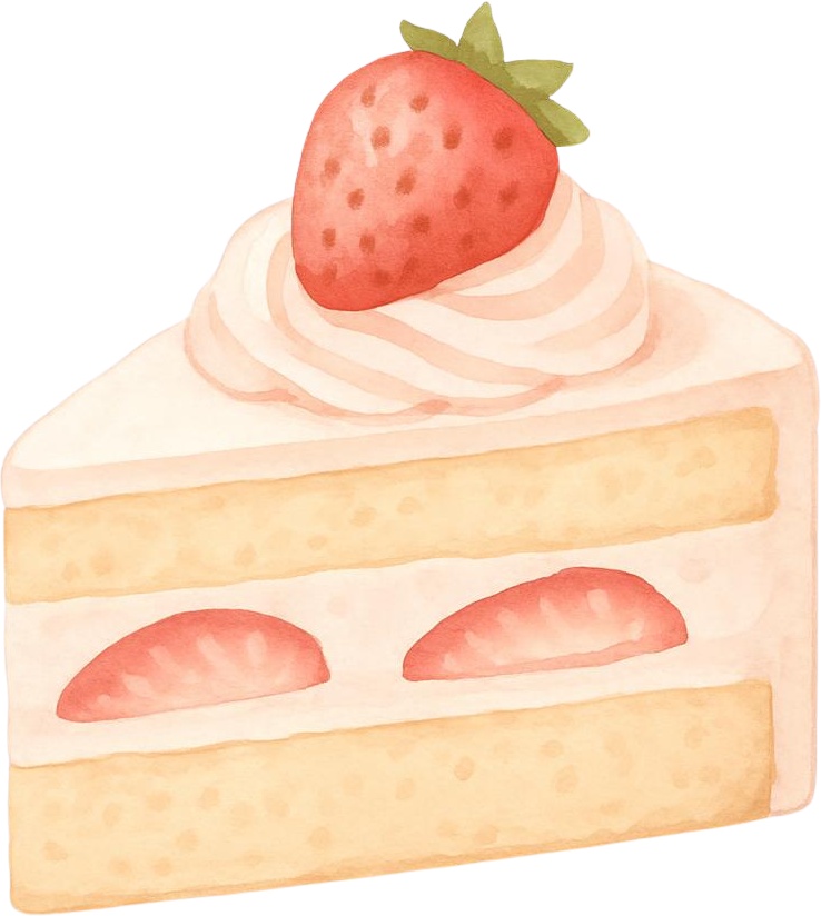 【PNG20点】Vintage Cafe 水彩クリップアート素材集