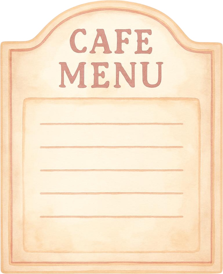 【PNG20点】Vintage Cafe 水彩クリップアート素材集