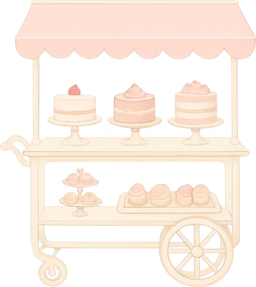【PNG20点】Vintage Cafe 水彩クリップアート素材集
