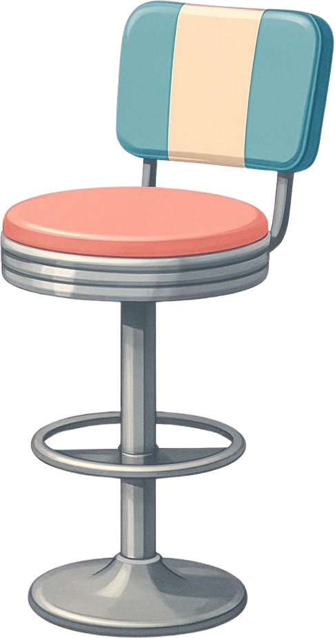 【PNG20点】Vintage Diner 水彩クリップアート素材集