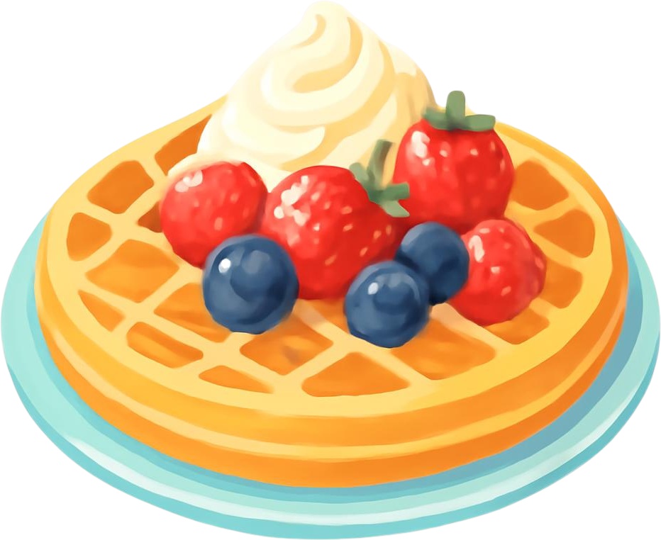 【PNG20点】Vintage Diner 水彩クリップアート素材集