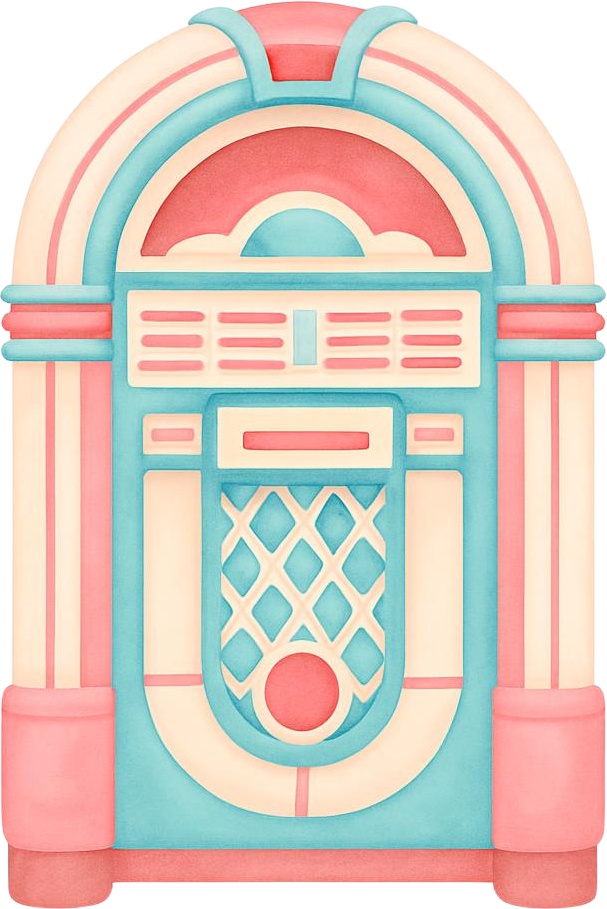 【PNG20点】Vintage Diner 水彩クリップアート素材集