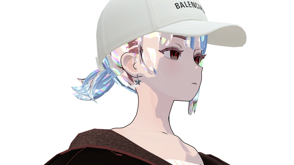 【VRChat想定】Star Earring