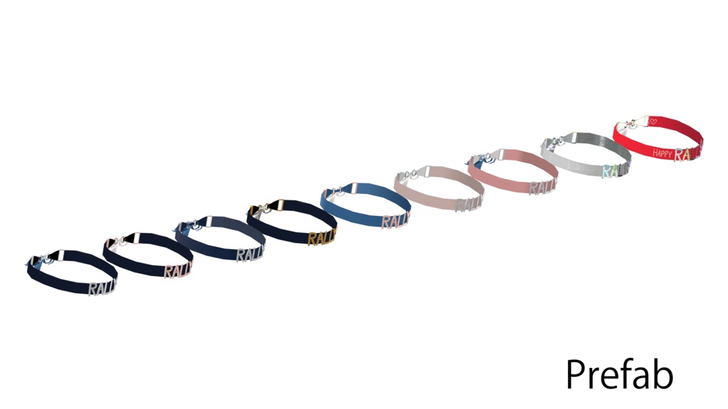 【VRChat想定】Plate Choker