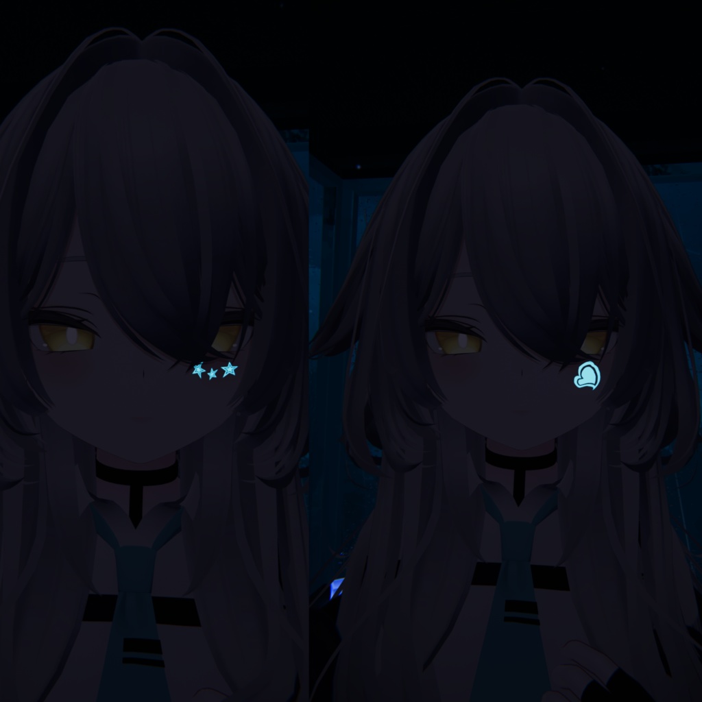 光る!模様が変わる!小悪魔タトゥー+おまけ