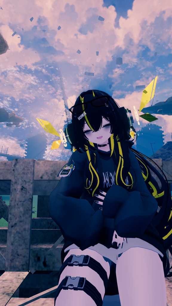 名入れ可能!星欠の蝶ヘッドホン-starfell batterfly headphone-