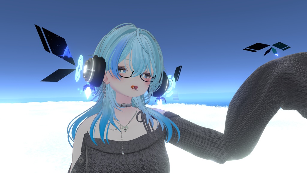 名入れ可能!星欠の蝶ヘッドホン-starfell batterfly headphone-