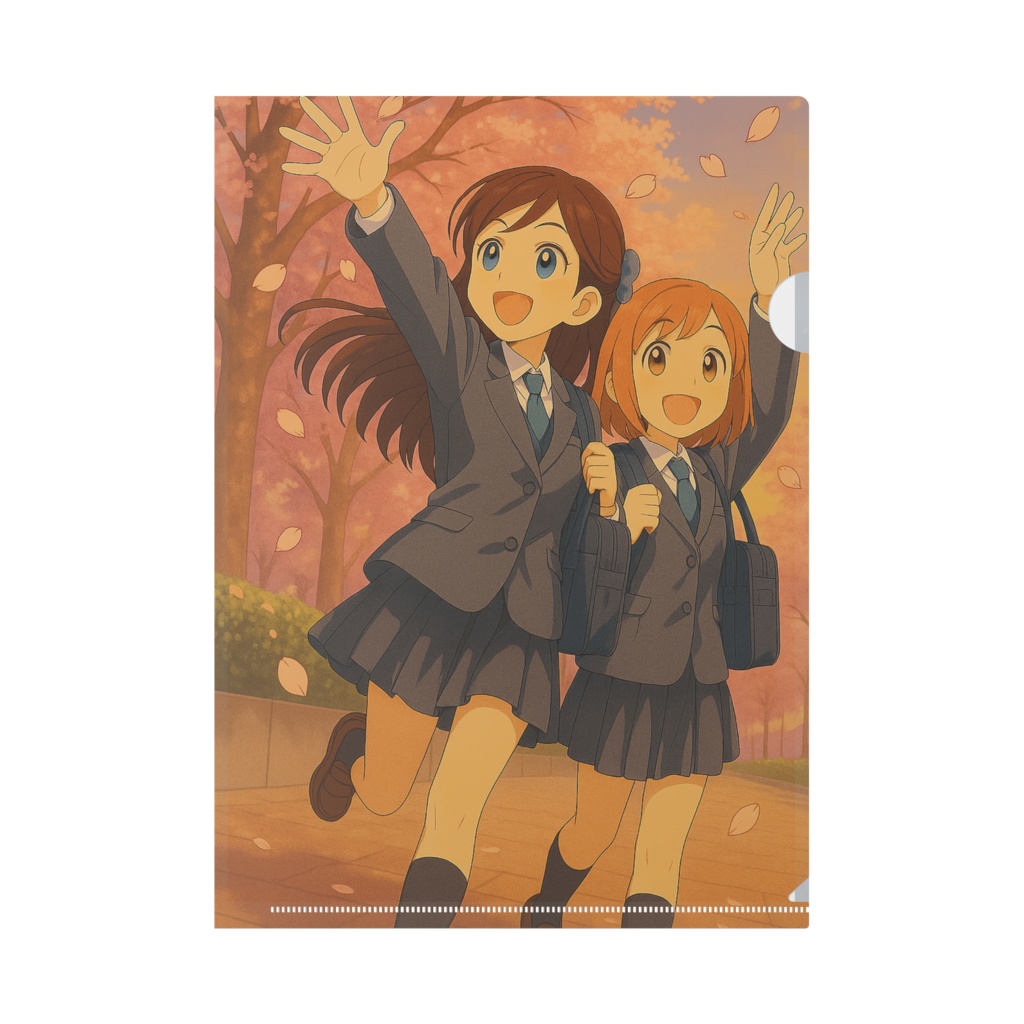 朝練コーヒー・ブレイク「追いかけたいの」クリアファイル - A4