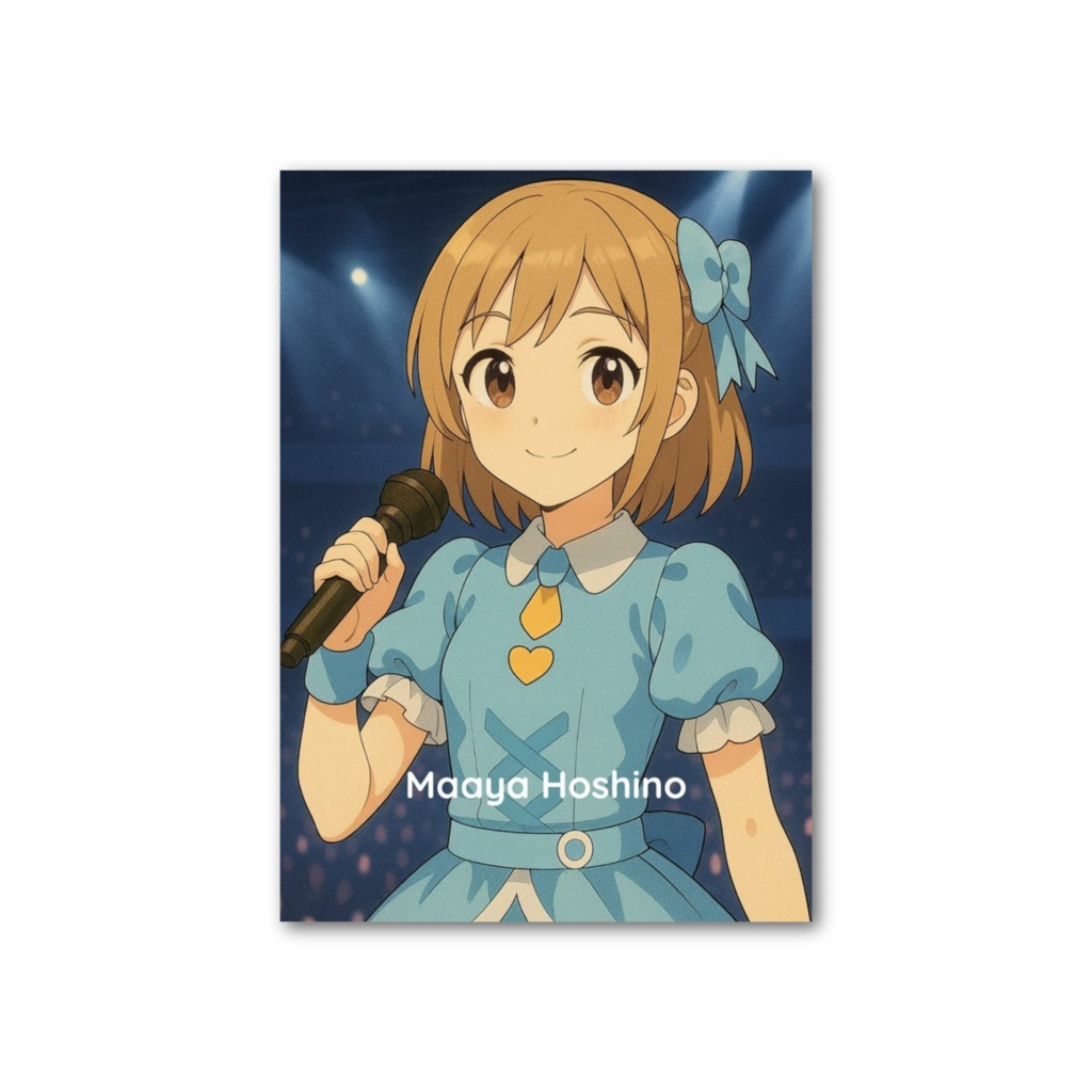 Morning Memory Card – Signature Edition(縦/両面|Maaya Hoshino)