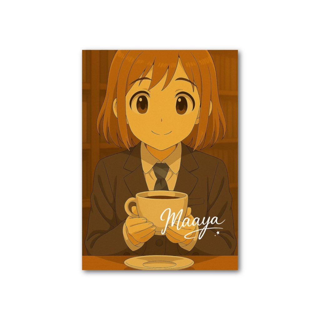 Morning Memory Card – Signature Edition(縦/両面|Maaya Hoshino)
