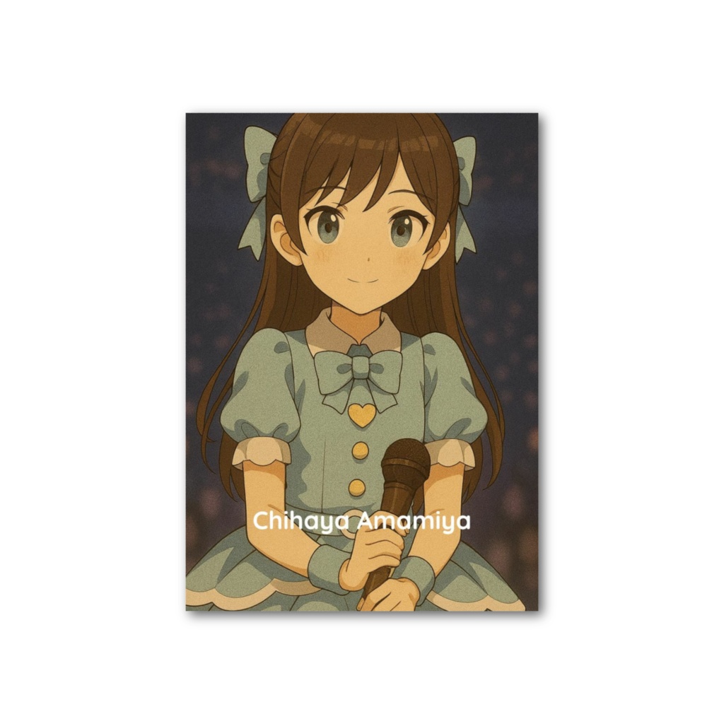 Morning Memory Card – Signature Edition(縦/両面|Chihaya Amamiya)