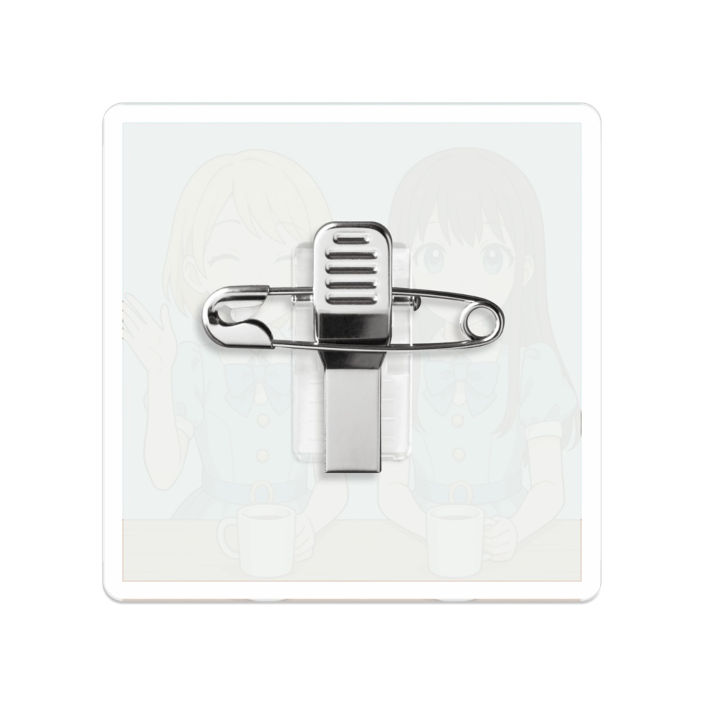 朝練コーヒー・ブレイク アクリルバッジ(50mm)