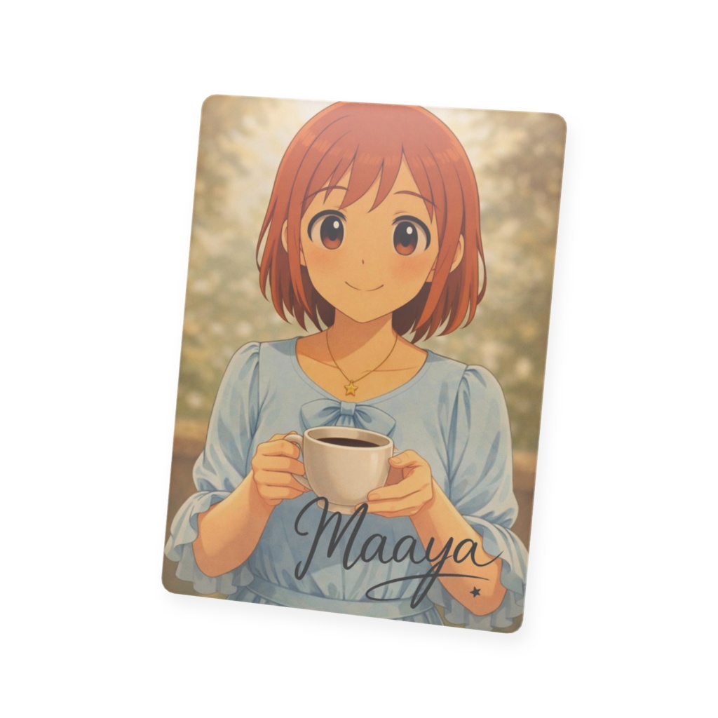 Morning ID Card – Signature Edition(トレカサイズ|両面|Maaya Hoshino)