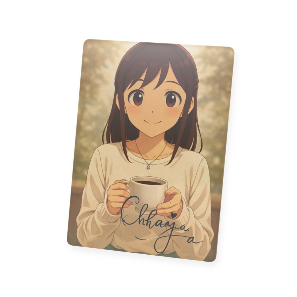 Morning ID Card – Signature Edition(トレカサイズ|両面|Chihaya Amamiya)