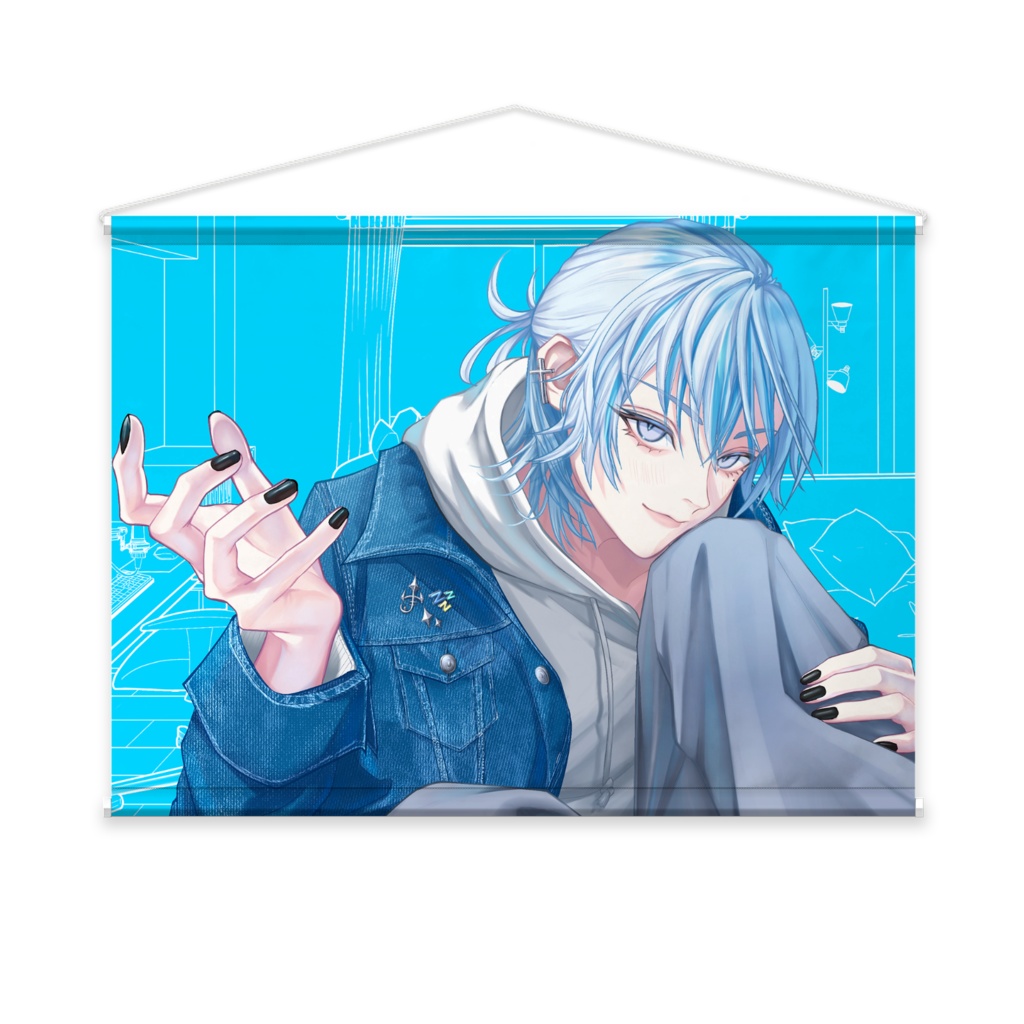 【東雲スイ】１周年記念タペストリー