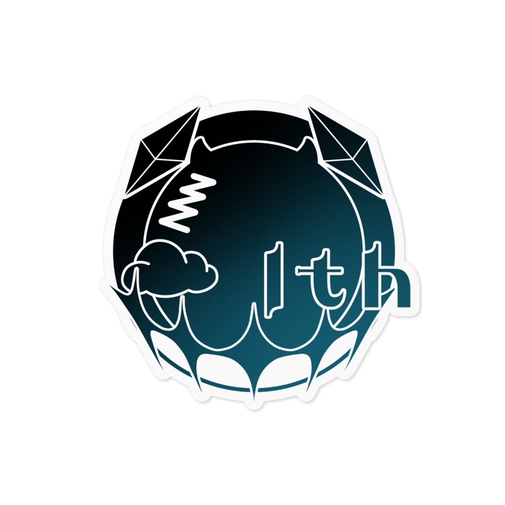 【東雲スイ】１周年記念ステッカー