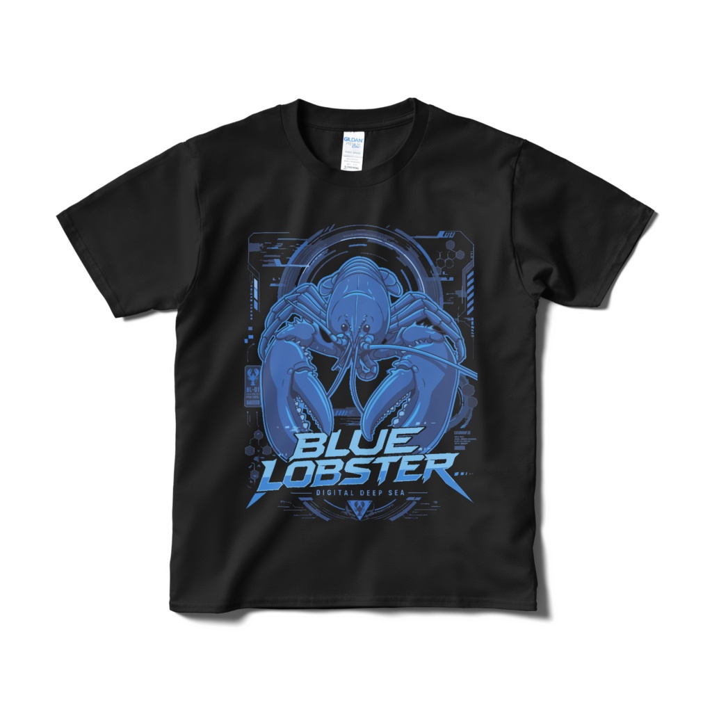 ブルーロブスターTシャツ