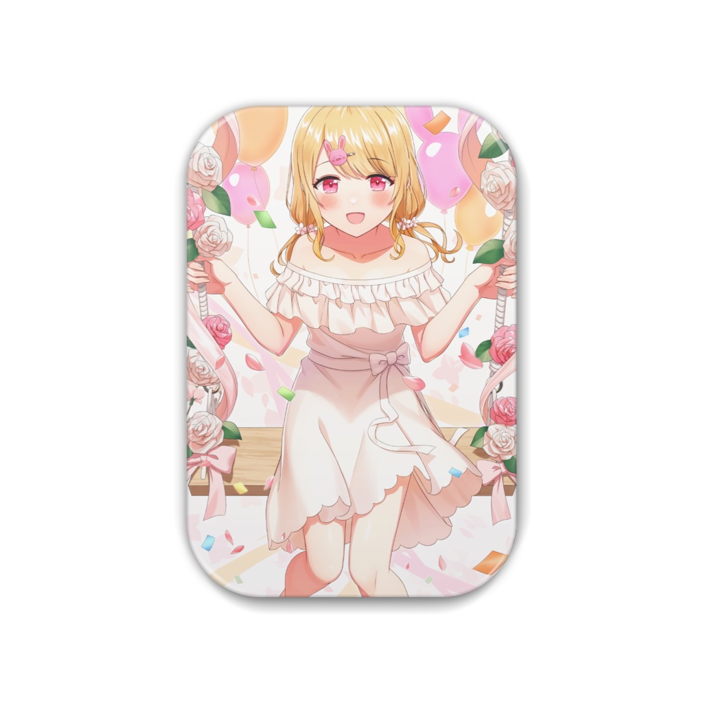 【誕生日記念】夜桜のあの缶バッチ