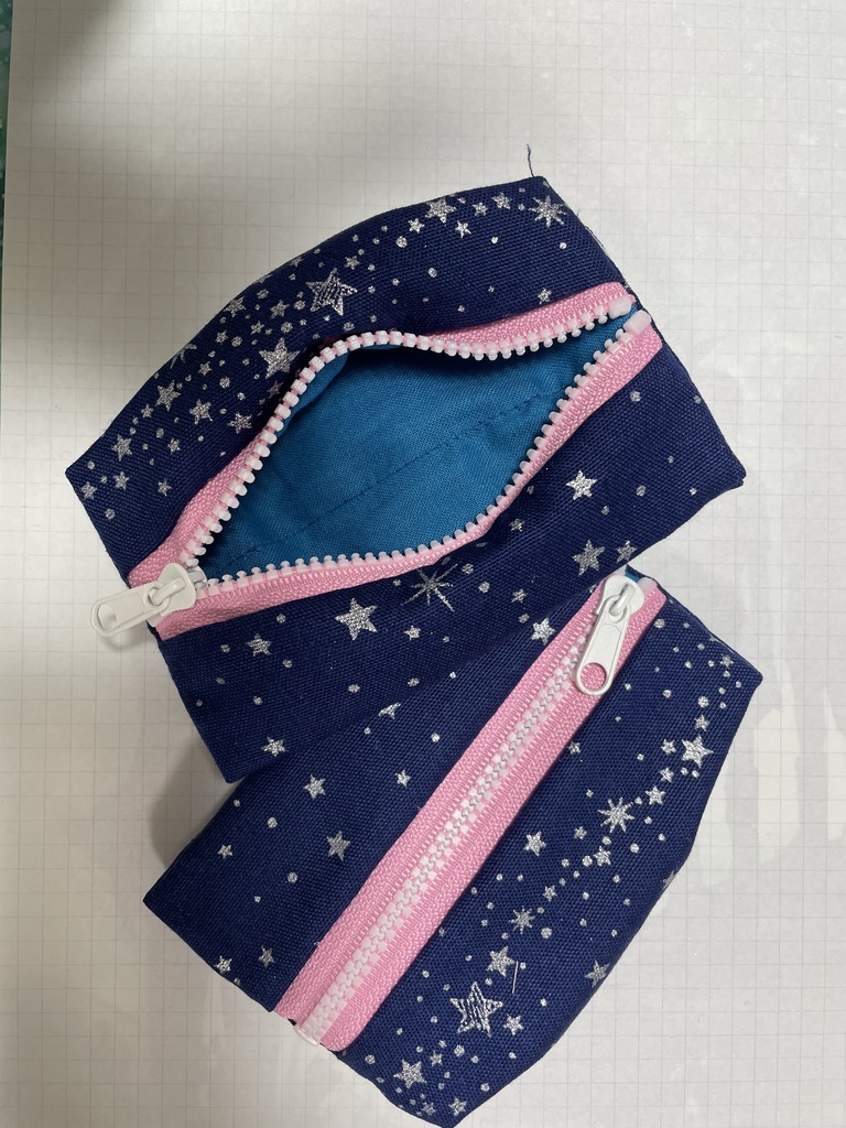 ミニポーチ(星・ピンク)