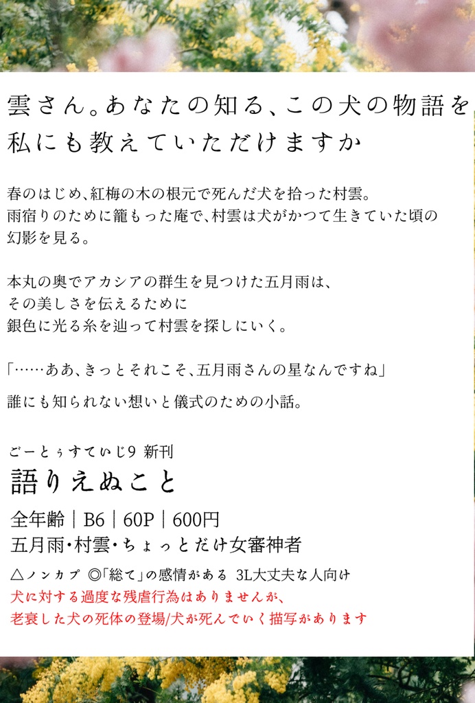 語りえぬこと