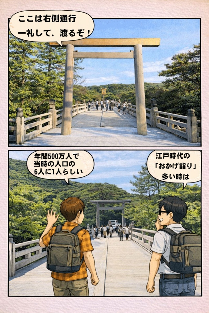 『どっこい道中記』伊勢の神宮内宮編