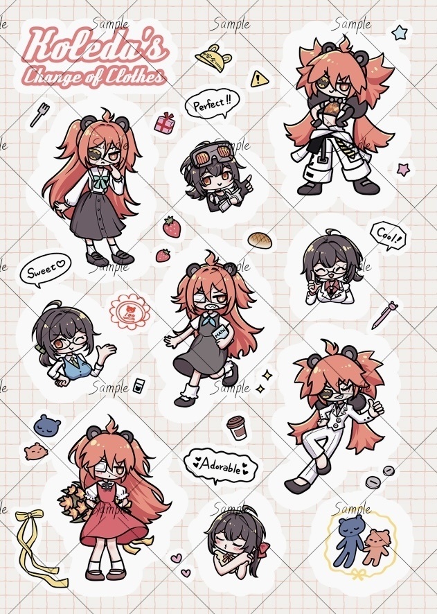 [クレグレ]ハーフカットクリアシール